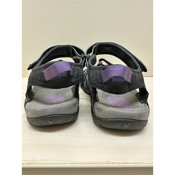 TEVA TIRRA WOMEN SPORT SANDALS BLACK/PURPLE US 7 /UK 5/ EU 38 EUC!! - Picture 3 of 4